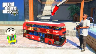 Franklin & shinchan Buy Mini RC 2 Floor Bus in GTA 5 | JNK GAMER