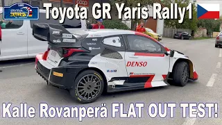 Pre-CER WRC test | Kalle Rovanperä - Toyota GR Yaris Rally1 | Flat out, Pure sound, anti-lag!