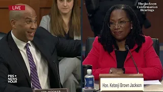 WATCH: Sen. Cory Booker questions Jackson in Supreme Court confirmation hearings