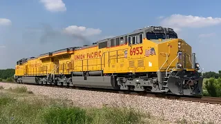 Union Pacific AC44 Rebuilds on the Test Track (May 23, 2023)