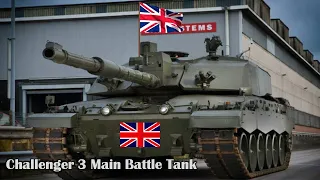Finally! UK launches CHALLENGER 3 Main Battle Tank