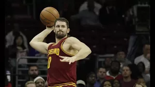 Every Kevin Love Touchdown Pass to LeBron James! (2016-2017)