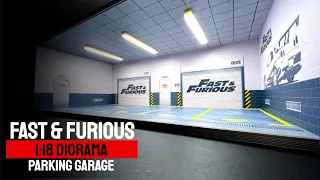 Unboxing Miniature Garage 1:18 Diorama | Fast&Furious Design
