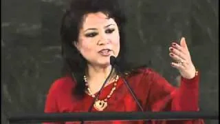 Bandana Rana speaks at the UN Women Launch Event, United Nations, New York 24 February 2011