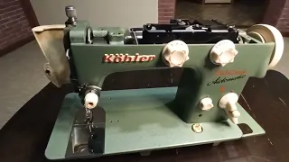 Регулировка зиг-заг в швейной машине Kohler 51. Zigzag adjustment in the Kohler 51 sewing machine.