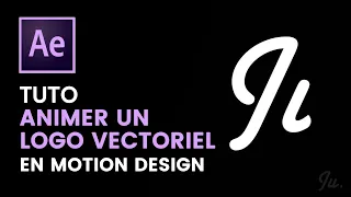 ANIMER un logo vectoriel I After effects tutorial