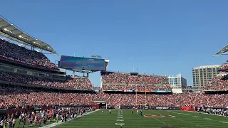 Cincinnati Bengals vs Atlanta Falcons National Anthem and Flyover!