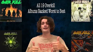 Overkill Albums Ranked! (ALL 19 ALBUMS RANKED WORST TO BEST!)