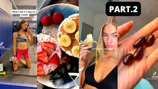 ✨  What I eat in a day *MODEL EDITION* pt. 2✨| Eating Tiktok Compilation