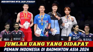 Menggiurkan! Jumlah Hadiah Uang Didapat Jonatan Christie dkk di Badminton Asia Championships 2024