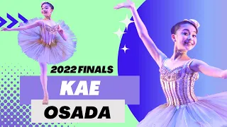 BALLET - Youth America Grand Prix 2022 Finals - Kae Osada - Age 11 - Harlequinade