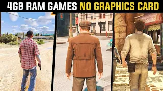 TOP 5 PC GAMES FOR 4GB RAM Without Graphics Card | PART 2 | 4GB RAM PC Games