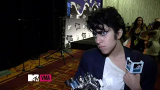 Lady Gaga interview backstage at the 2011 MTV VMAs (August 28th 2011)