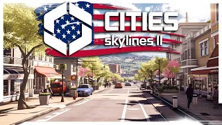 Building A Small Town in America and Turning it Into a Dream // Cities Skylines 2