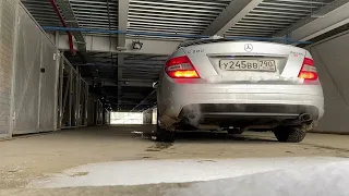 Выхлоп mercedes c300 4matic