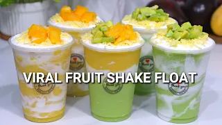 Avocado and Mango Fruit Shake Float Recipe