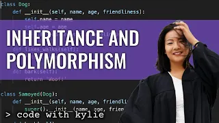 Inheritance/Polymorphism in Object Oriented Programming | Python for Beginners | Code with Kylie #10