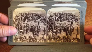 Holy Land Jerusalem c.1905 stereoviews boxed set x 35 U & U photo views