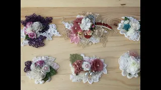 Learn to make your own Applique's from scraps of Lace, flowers and bling