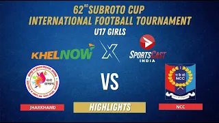 Subroto Cup 2023 U-17 Junior Girls Semifinal 2 | Jharkhand Vs NCC Mizoram Highlights ft. solo skills