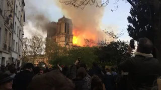 ПОЖАР СОБОР ПАРИЖСКОЙ БОГОМАТЕРИ/ INCENDIE A NOTRE DAME DE PARIS 15.04.2019