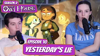 LUZ MAKES A PORTAL!? | The Owl House Couple Reaction | Ep 2x10 "Yesterday's Lie”