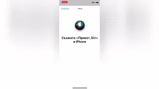 Как включить сири на айфоне 11 ?
