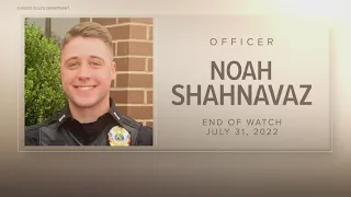 Procession route and how to pay respects to Elwood Officer Noah Shahnavaz