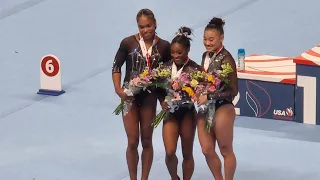 Podium Ceremony - 2023 All-around Final - 2023 US Championships