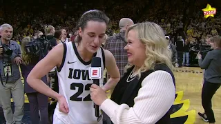 Caitlin Clark shocks Indiana with buzzer-beating game winner: "Honestly, I thought it was money"
