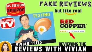 AMAZON FAKE REVIEWS BUT LIKE REAL - RED COPPER PAN | AMAZON REVIEWS WITH VIVIAN