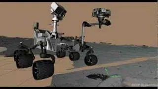 First Rock Contact by Curiosity's Arm