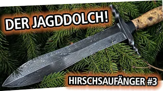 Epischer Damastdolch vollendet! HirschSaufänger #3