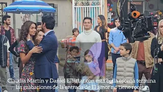 Claudia Martín y Daniel Elbittar con esta bella escena termina las grabaciones de la entrada EANTR