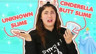 I GOT CINDERELLA BUTT SLIME?? subscribers send me slimes | Slimeatory #353