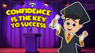 Confidence is the key to success | Animated Stories | English Cartoon | Moral Stories | PunToon Kids