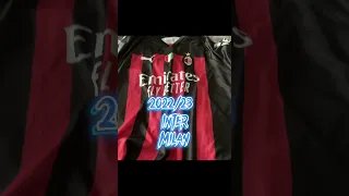 My football shirt collection