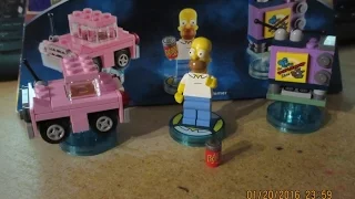 LEGO DIMENSIONS UNBOXING AND BUILDING OF THE SIMPSONS