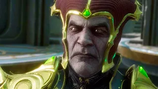 Raiden And Shinnok Warn The Elder Gods Scene - Mortal Kombat Onslaught