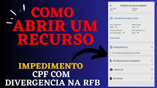 COMO ABRIR UM RECURSO PARA RECEBER O PIS PASEP 2023