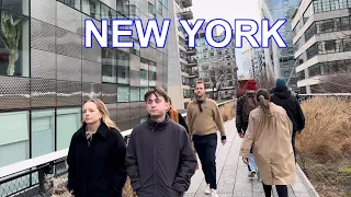 NEW YORK CITY Virtual Walking Tour [4K] - HUDSON YARD, HIGH LINE & CHELSEA MARKET