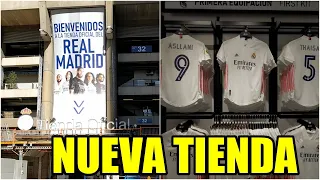 Así es la NUEVA TIENDA del REAL MADRID en el SANTIAGO BERNABÉU