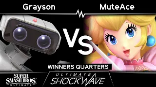 USW 76 - FRKS | Grayson (ROB) VS MuteAce (Peach) - Winners Quarters - SSBU