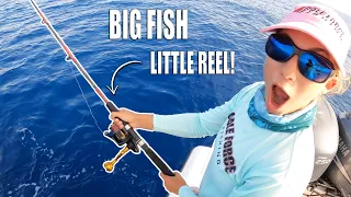 SPINNER SHARK BATTLE 🦈 Big Fish Little Reel | Gale Force Twins