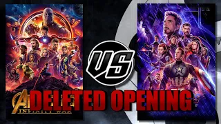 DELETED OPENING! - Avengers Infinity War VS Avengers Endgame