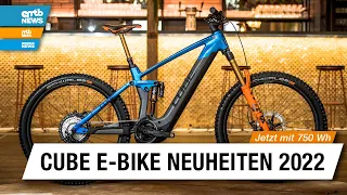 ⚡️CUBE E-Bike Neuheiten 2022 – jetzt mit 750-Wh-Akku‼️