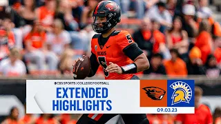 No. 18 Oregon State vs San Jose State I Extended Highlights I CBS Sports