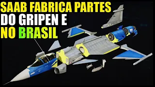 SAAB fabrica partes do caça F 39 Gripen E no Brasil | Saab Aeronáutica Montagens | F39 | F-39 | SCBR