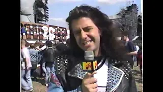 Metallica Castle Donnington Interview 1991 MTV Rikki Rachtman