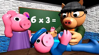 ROBLOX PIGGY - GEORGIE GETS BULLIED! WHAT IS 6 x 3 MEME